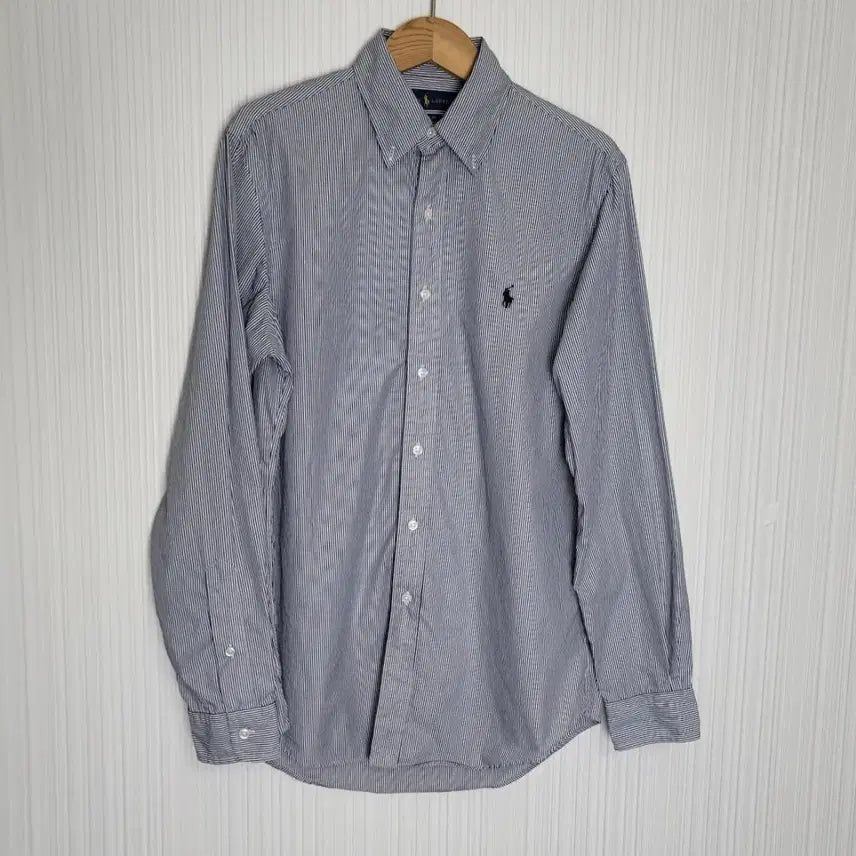 [BUNJANG] Ralph Lauren Striped Classic Fit Polo Shirt / S 폴로 셔츠 블랙 스트라이프 클래식핏 랄프로렌