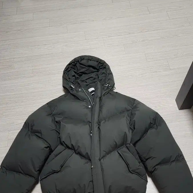 [BUNJANG] Afterpray Down Duck Down Dark Khaki Padding Jacket / 애프터프레이 덕다운 다크 카키