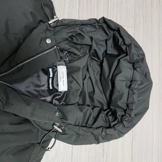 [BUNJANG] Afterpray Down Duck Down Dark Khaki Padding Jacket / 애프터프레이 덕다운 다크 카키