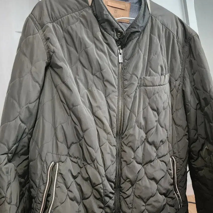 [BUNJANG] Massimo Dutti Quilted Jacket - Khaki / 마시모두띠 퀼팅 자켓 카키색