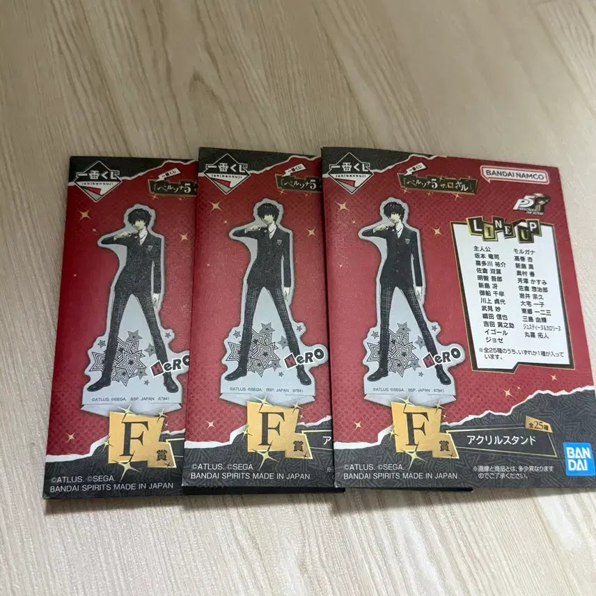 [BUNJANG] Persona 5 Acrylic Stand Bundle Set / (일괄) 페르소나 쿠지 f상 아크릴