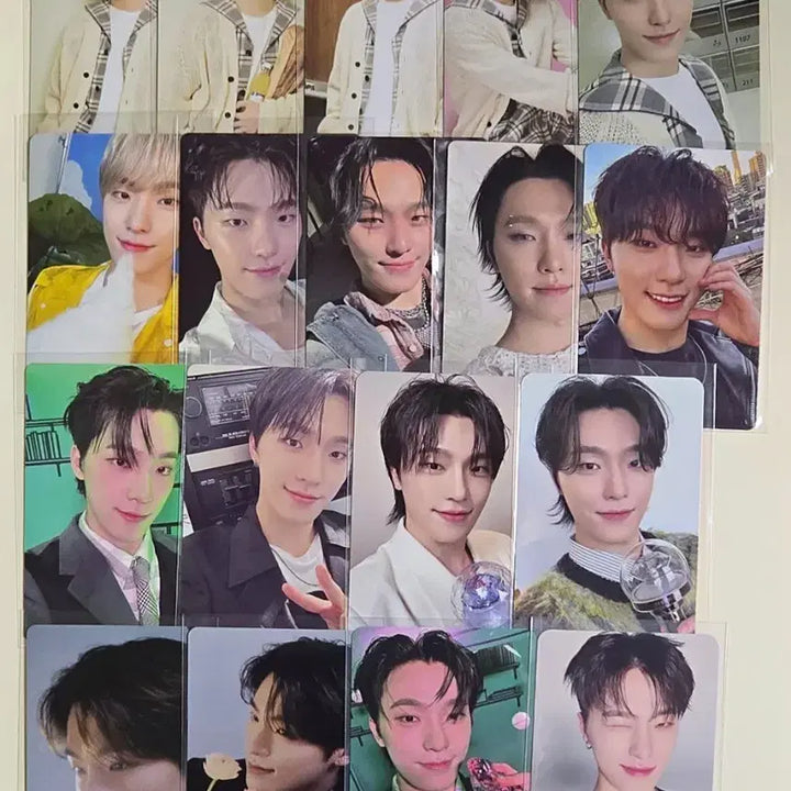 [BUNJANG] SEVENTEEN Dino Official Photocard Bundle Set / 15장] 세븐틴 디노 공방 포카 캐럿존 멤버십 키트 캐럿반 트레카 셀포