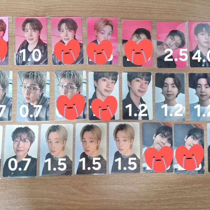 [SOLD OUT] 방탄 bts 아리랑 arirang 위버스 재팬 특전 포카 럭키드로우 럭드