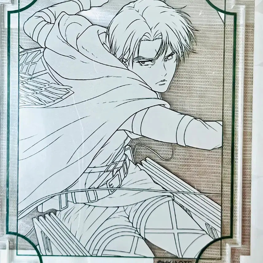 [BUNJANG] Attack on Titan Levi Acrylic Stand / 진격의거인 리바이 선화 아크릴 스탠드 미개봉