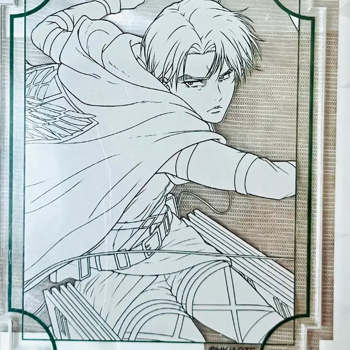 [BUNJANG] Attack on Titan Levi Acrylic Stand / 진격의거인 리바이 선화 아크릴 스탠드 미개봉