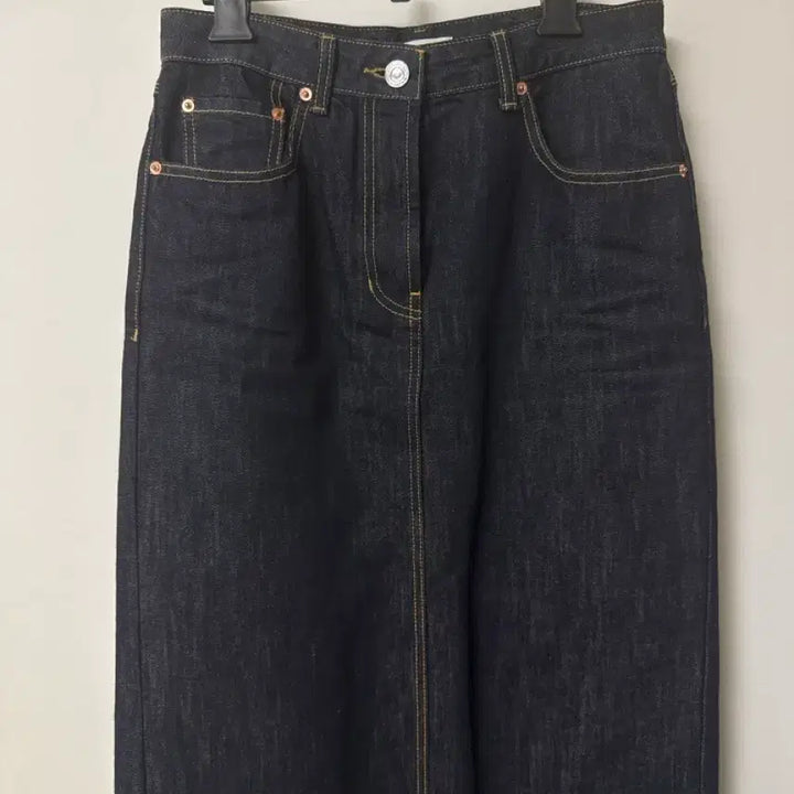 [BUNJANG] The Aperture Crushed Denim Skirt Small / 디애퍼처 크런치데님스커트 스몰 theaperture생지데님sk