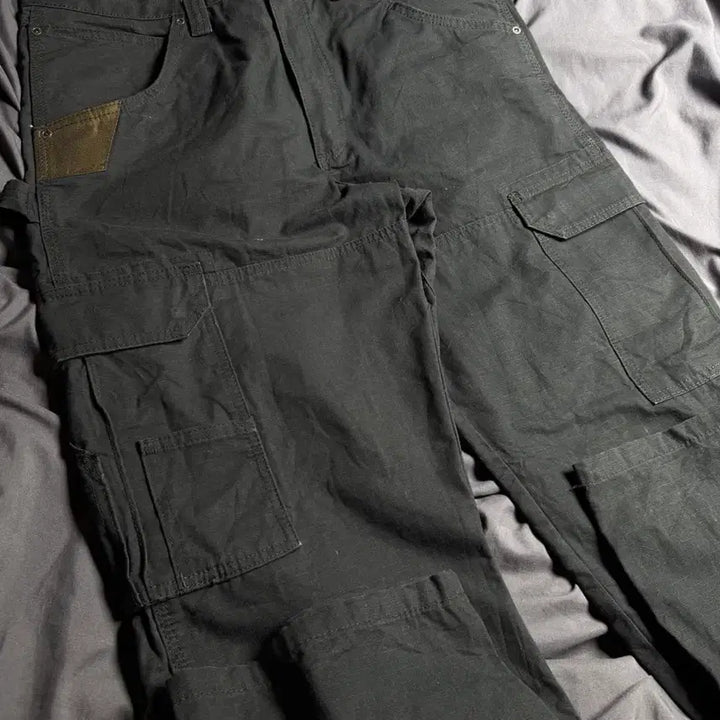 [BUNJANG] Wrangler Double Knee Pants Charcoal / 랭글러 더블니 팬츠 32