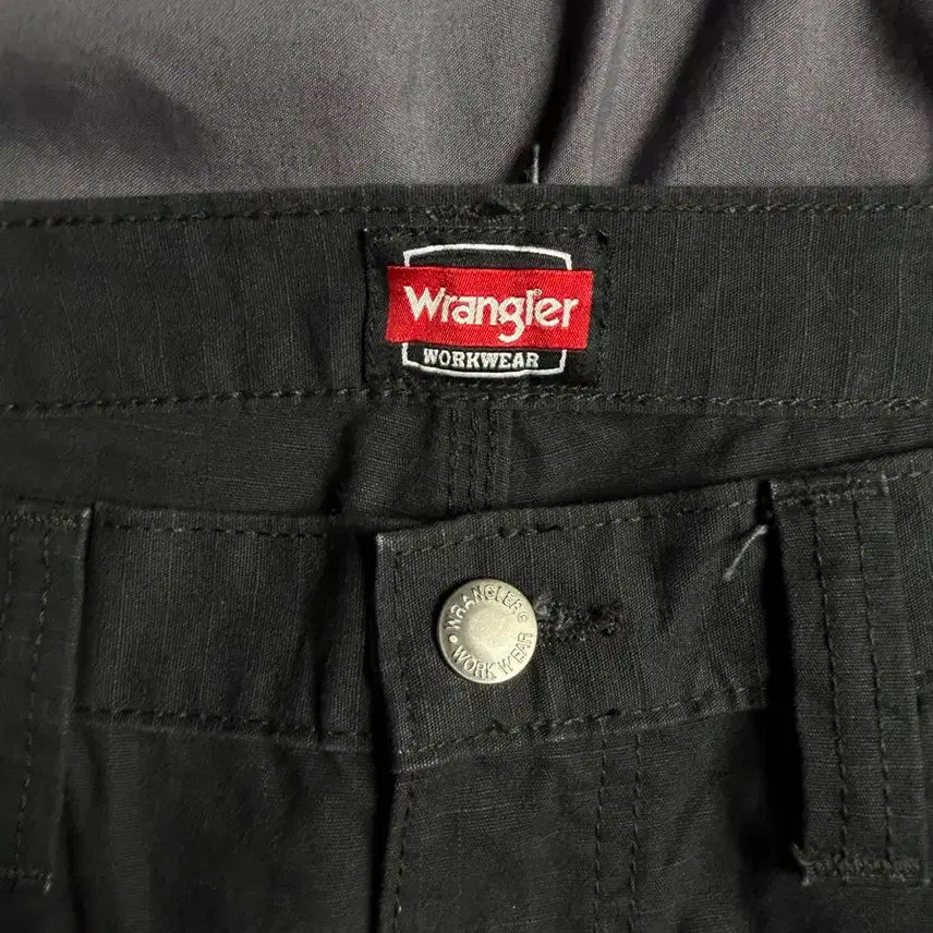 [BUNJANG] Wrangler Double Knee Pants Charcoal / 랭글러 더블니 팬츠 32