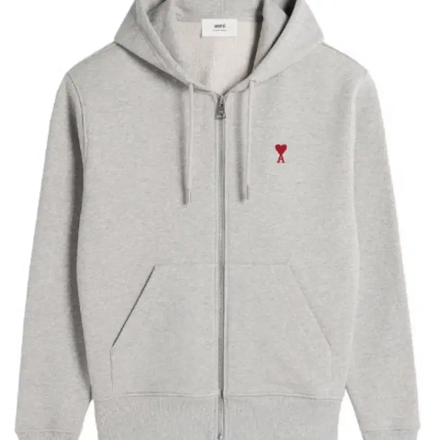 [BUNJANG] Ami Small Heart Logo Hoodie Zip-up / 무배 정품/새상품 아미 스몰 하트 로고 후드집업 블랙/그레이/네이비