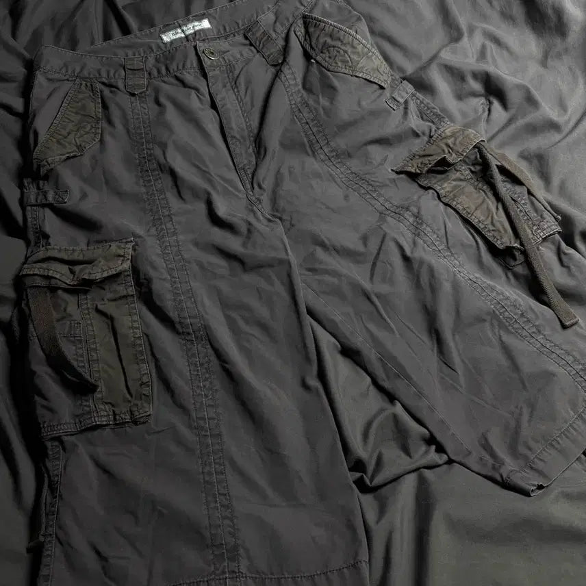 [BUNJANG] Bang Bang Vintage Bermuda Cargo Pants / 핀터맛 빈티지 뱅뱅 7부 버뮤다 카고 팬츠 32