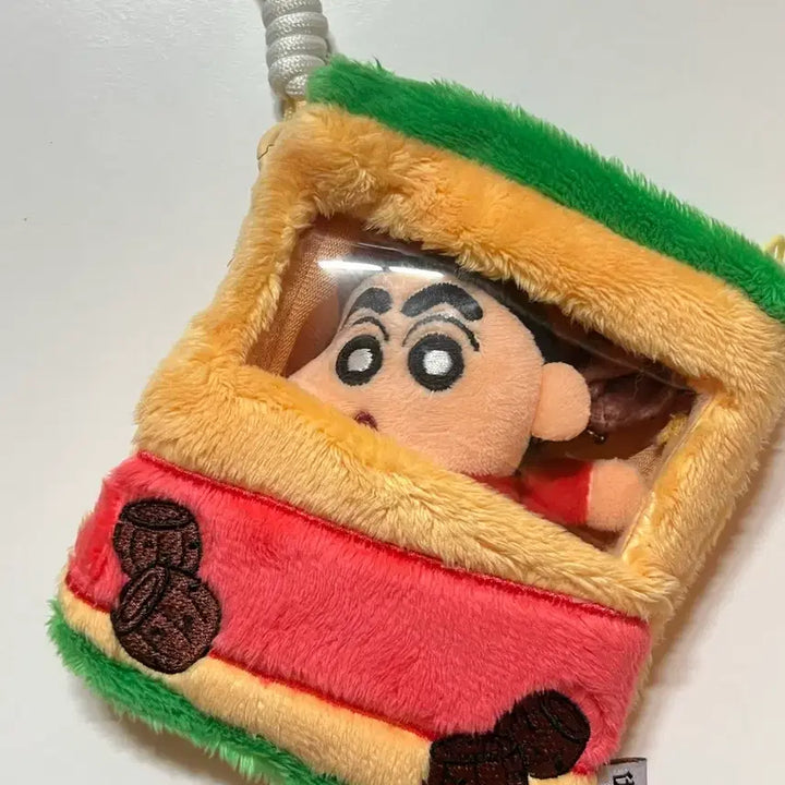 [BUNJANG] Crayon Shin-chan Snack Pouch Doll Keychain / 짱구과자 파우치 인형키링