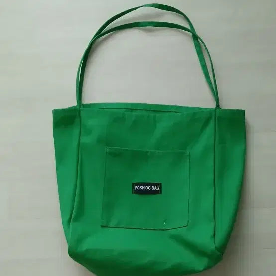 [BUNJANG] Green Shoulder Bag / 빅숄더백