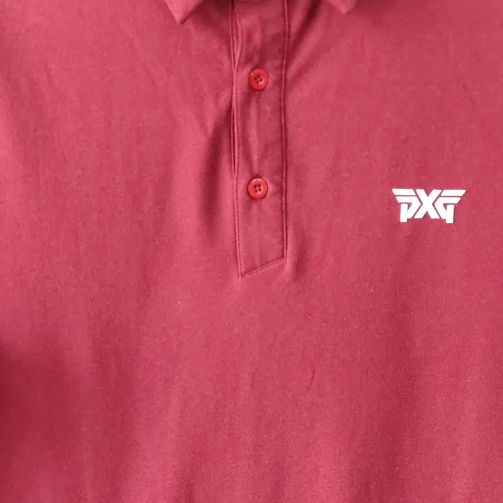 [BUNJANG] PXG Golf Polo Shirt / PXG L/100 골프 폴로 티셔츠/춘추용 약기모. RD. +B.