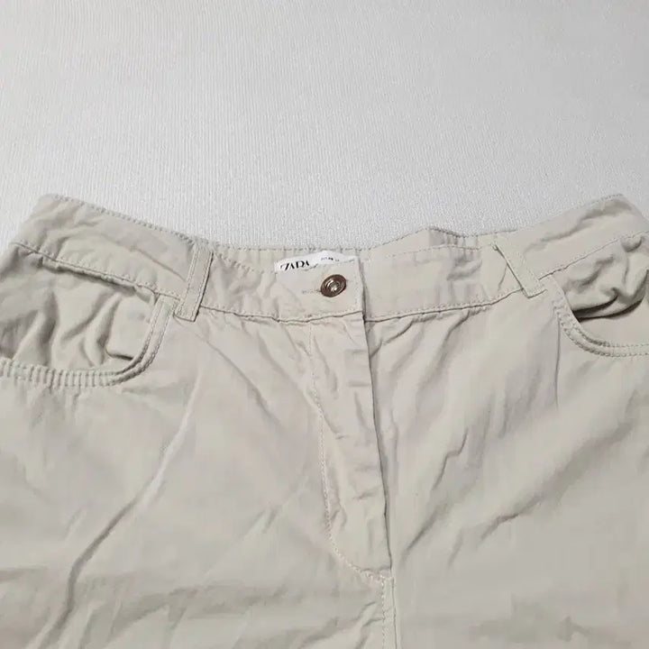 [BUNJANG] ZARA Beige Jogger Pants / 자라 베이지 조거 스타일 여성 바지 오버핏 허리30~31