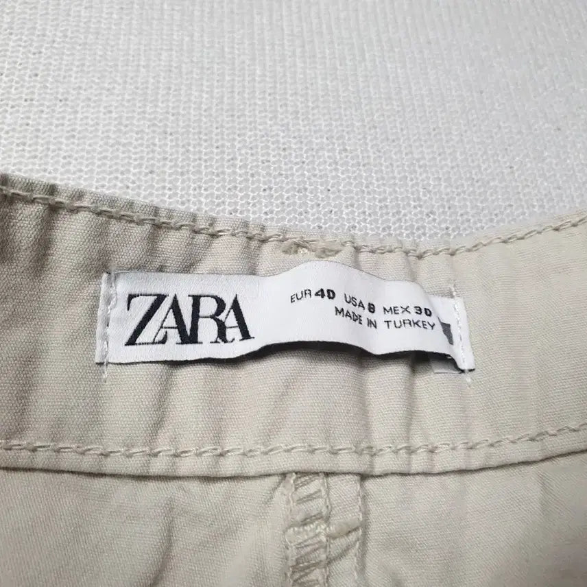 [BUNJANG] ZARA Beige Jogger Pants / 자라 베이지 조거 스타일 여성 바지 오버핏 허리30~31