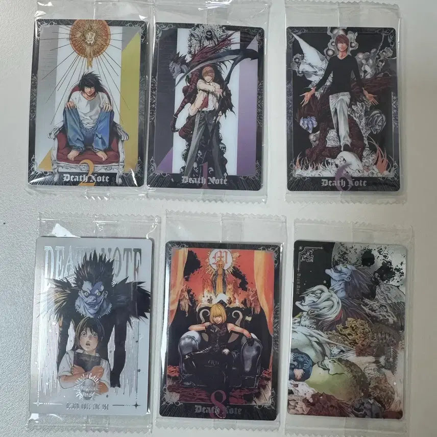 [SOLD OUT] 데스노트 웨하스 카드 6종 일괄