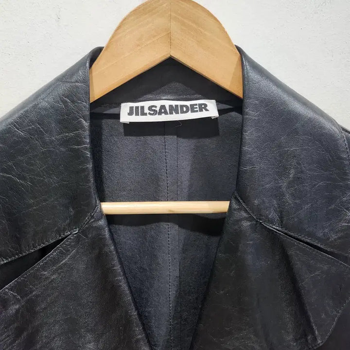 [SOLD OUT] 질샌더 블랙 레더 자켓 42 정품