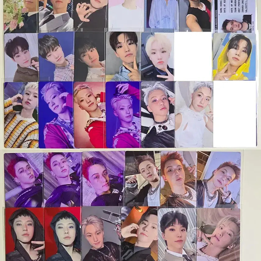 [BUNJANG] SEVENTEEN Hoshi Photocard Set / 31장] 세븐틴 호시 포카 키트 캐럿존 멤버십 트레카 앨포 ID 캐럿반