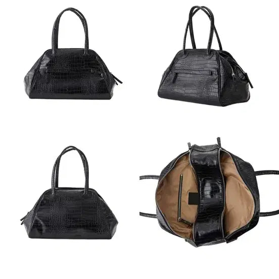 [SOLD OUT] 크리스틴프로젝트 투지퍼백 크록 오리지널 숄더백