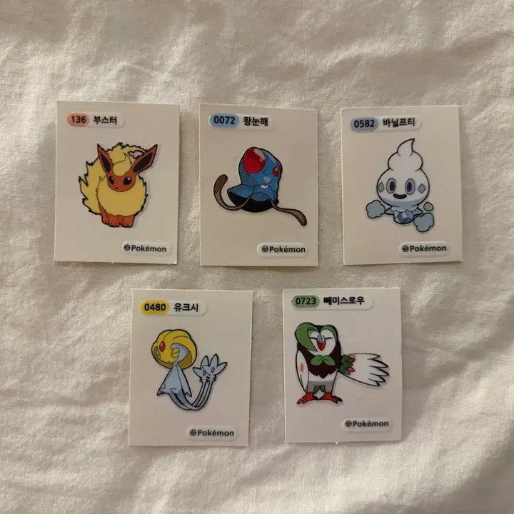 [BUNJANG] Pokemon Booster Set (5pcs) - Unsealed / 개봉) 부스터 띠부실 set 판매합니다