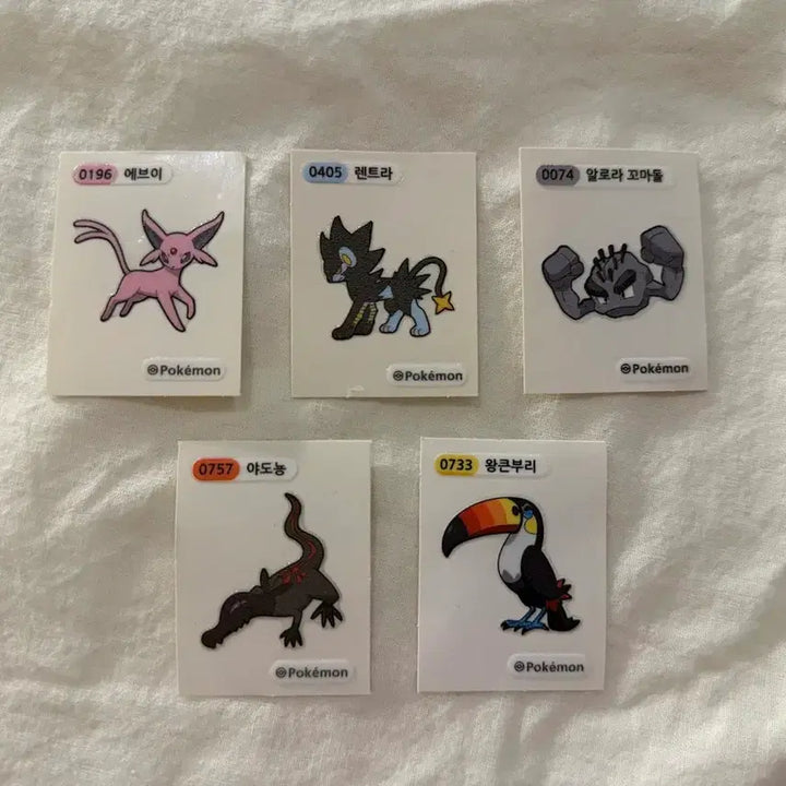 [BUNJANG] Pokemon Espeon Sticker Set / 개봉) 에브이 띠부실 set 판매합니다