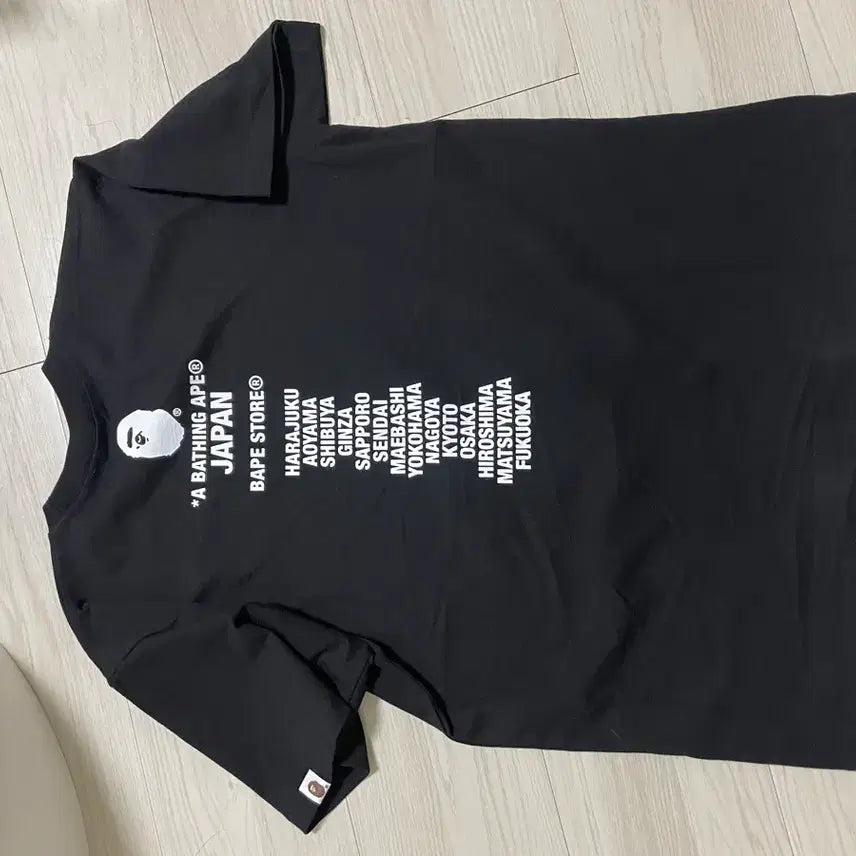 [SOLD OUT] 베이프 에이프 시티 반팔티