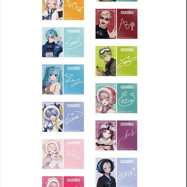 [BUNJANG] MEETCHU Hologram Photocard Set / 미츄 텀블벅 ㅎ투+ 홀로그램 포토카드 Set