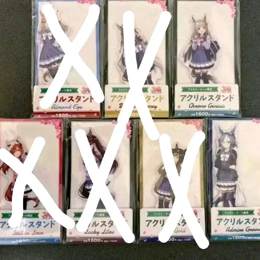 [BUNJANG] Uma Musume Family Mart Acrylic Stand / 우마무스메 패밀리마트 아크릴 스탠드