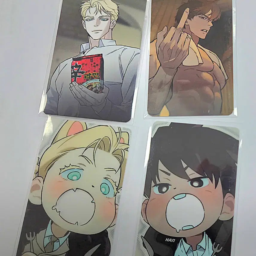 [BUNJANG] Mofun Code:Ana Anastasia Ramen Photocard Bundle Set / 모펀 코드아나 코드네임 아나스타샤 라면 포카 4종 일괄
