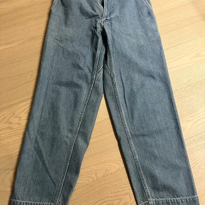 [BUNJANG] nanamica Wide Denim Pants Indigo Bleach 30 / [30]나나미카 와이드 데님 팬츠 인디고블리치 23시즌