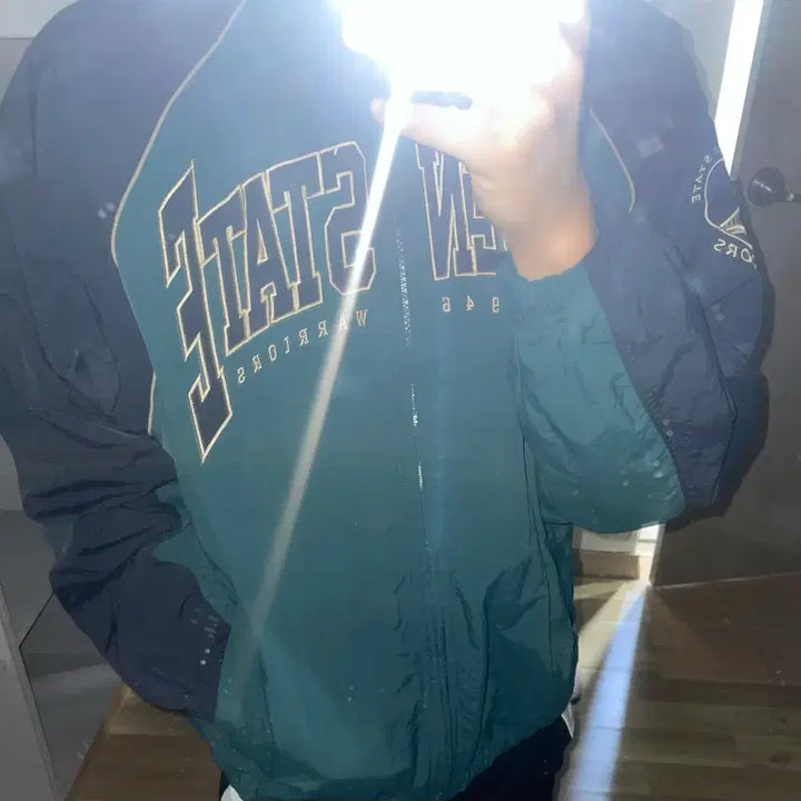 [BUNJANG] NBA Golden State Windbreaker Jacket / NBA 골든스테이트 바람막이s