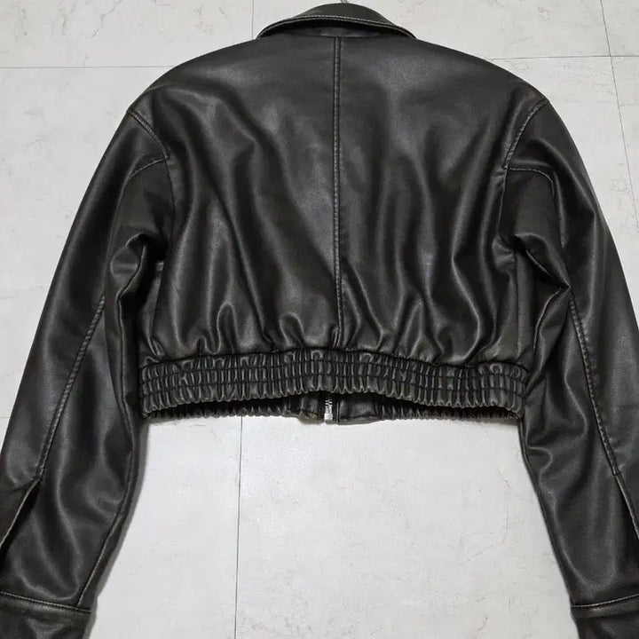 [BUNJANG] Zara Cropped Leather Jacket / [S]자라 크롭 레더 자켓