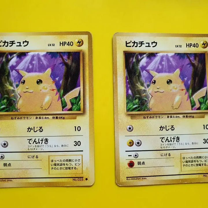 [BUNJANG] Pokemon Card 1996 Large Pikachu 1st Edition Japanese B-Grade / 포켓몬카드 1996 큰 피카츄 b급 팜 초판 1st 1ed 일판 일본판