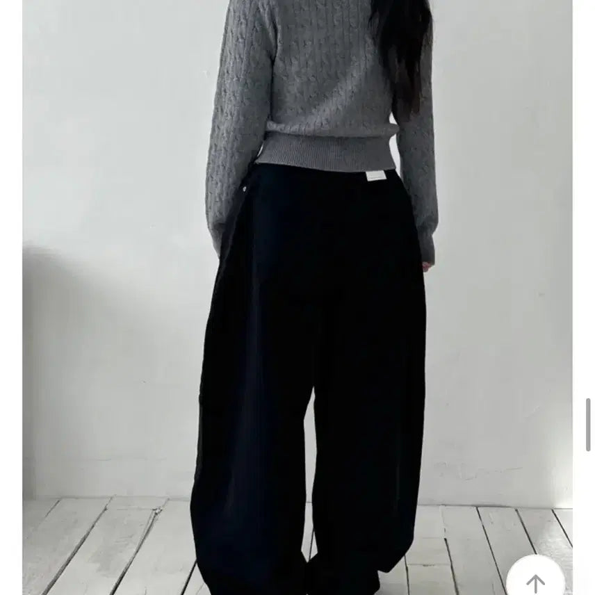 [BUNJANG] Cotton Wide Denim Pants / 우슬 벌룬 와이드 코튼 데님 팬츠