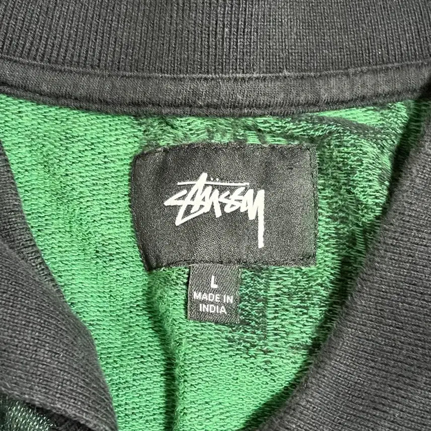 [BUNJANG] Stussy Mask Polo Long Sleeve Shirt / 스투시 마스크 폴로 롱슬리브