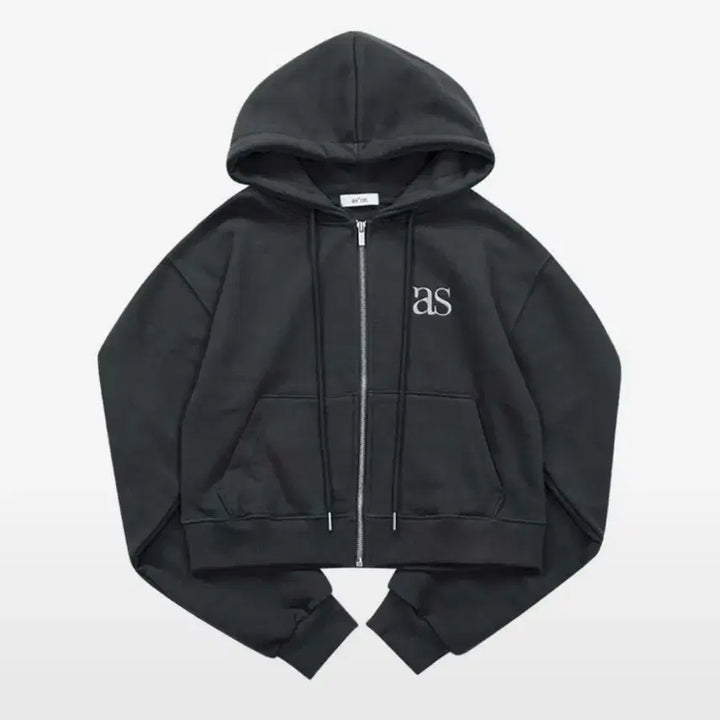 [BUNJANG] As On Basic Training Hood Zip-Up Charcoal / 애즈온 BASIC TRAINING HOOD ZIP-UP 차콜