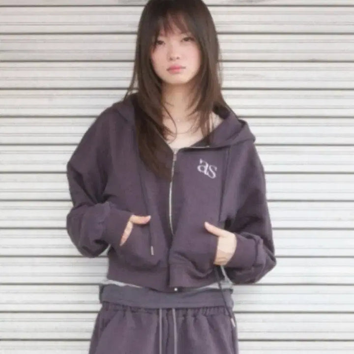 [BUNJANG] As On Basic Training Hood Zip-Up Charcoal / 애즈온 BASIC TRAINING HOOD ZIP-UP 차콜