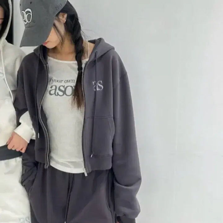 [BUNJANG] As On Basic Training Hood Zip-Up Charcoal / 애즈온 BASIC TRAINING HOOD ZIP-UP 차콜