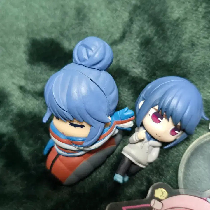 [BUNJANG] Yuru Camp Shima Rin Nadieko Onemutan Gacha Keyring Bundle Set / [일괄] 유루캠 시마 린 나데시코 오네무탄 가챠 키링