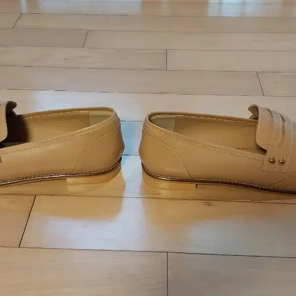[BUNJANG] ZIZHEL Leather Loafers - Beige - Size 260 / ZIZHEL _ 지젤 슈즈 천연 소가죽 로퍼 260 / 상태 A급