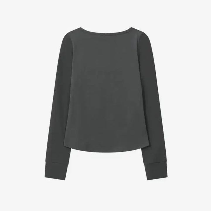 [BUNJANG] Miseki Seoul Slash Button Long Sleeve T-Shirt / 미세키서울 슬래시 버튼 롱 슬리브 티셔츠