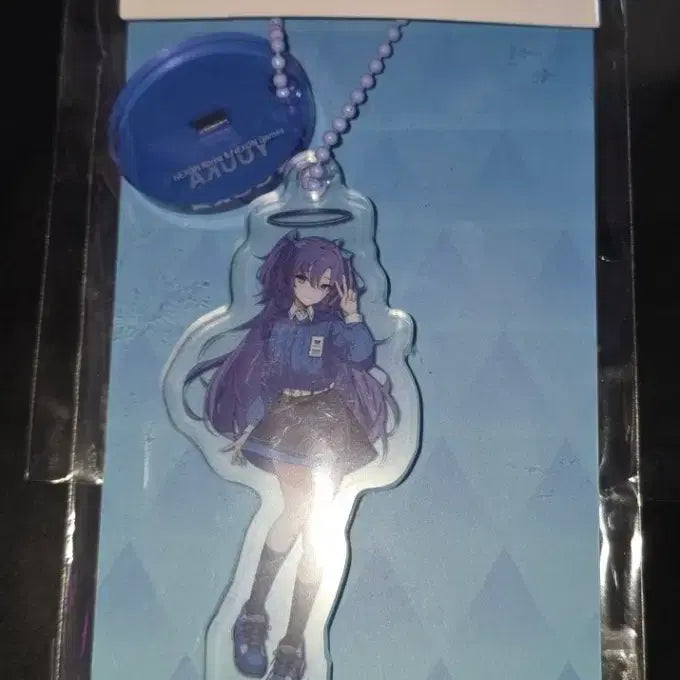 [BUNJANG] Blue Archive Yuuka GS25 Acrylic Stand Keyring / 블루아카이브 유우카 GS25 아크릴스탠드키링