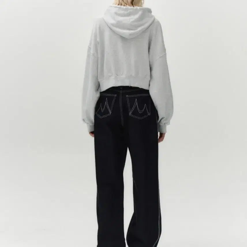 [BUNJANG] Midnight Move Line Denim Pants - Blue S / 미드나잇 무브 라인 데님 팬츠 - 블루 S