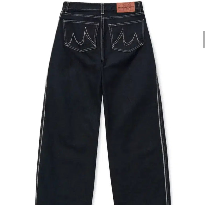 [BUNJANG] Midnight Move Line Denim Pants - Blue S / 미드나잇 무브 라인 데님 팬츠 - 블루 S
