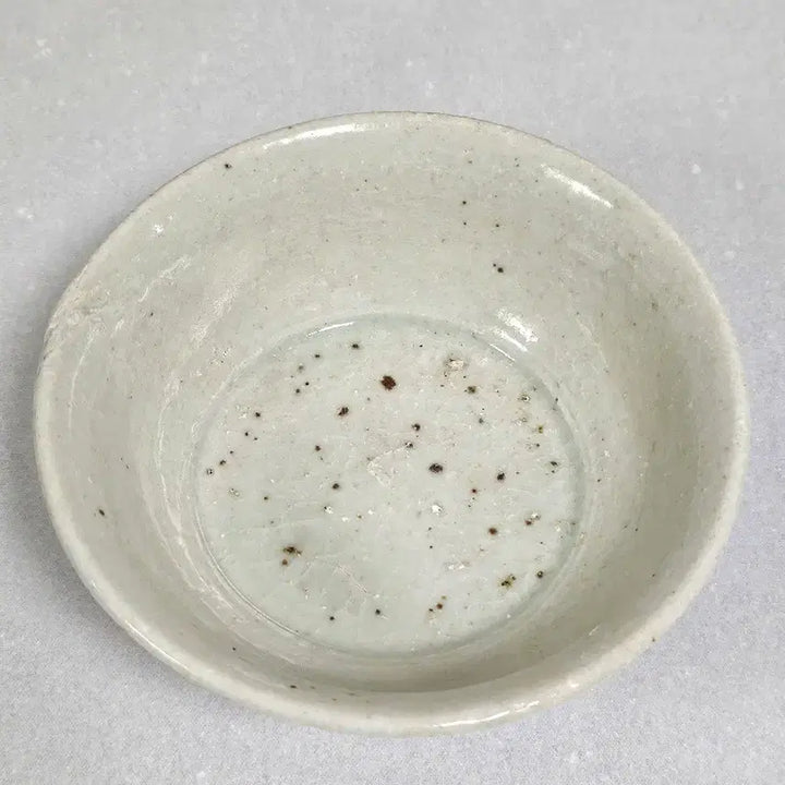 [BUNJANG] Joseon Dynasty Early White Porcelain Tea Bowl (Dawon) / 옛날 조선시대 초기 백자 도자기 다완  정통다완