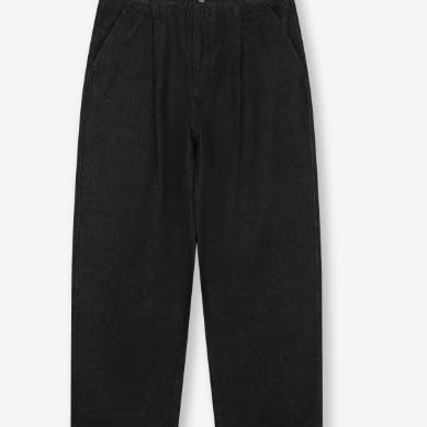 [BUNJANG] Beslow One Tuck Curved Jean Black 34 / 비슬로우 원턱 커브드 진 블랙 34
