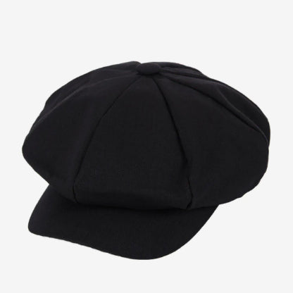 [BUNJANG] Vazzle Herringbone Newsboy Cap Black / 바잘 헤링본 라벤 뉴스보이캡 블랙