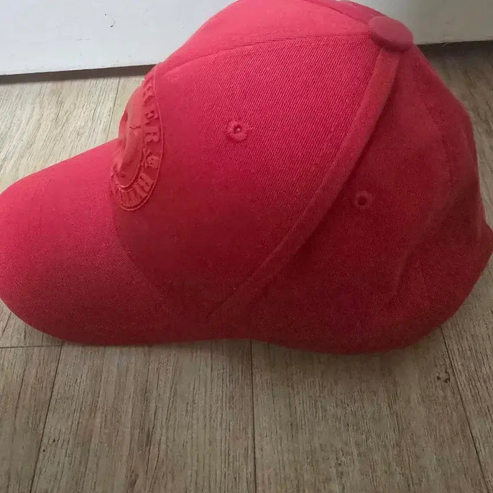 [BUNJANG] By the Skull Red Ball Cap / 바이더 스컬 로고가 포인트인 레드 볼캡이에요 사이즈 56~60