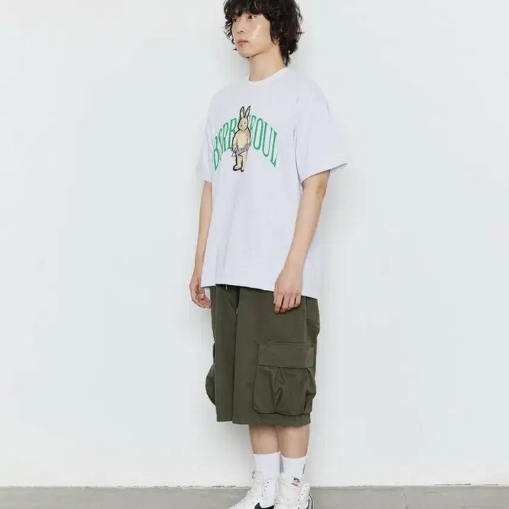 [BUNJANG] BS Rabbit Cargo Bermuda Shorts XL / bs래빗 카고 버뮤다 팬츠바지 xl 상태 s급 카키컬러
