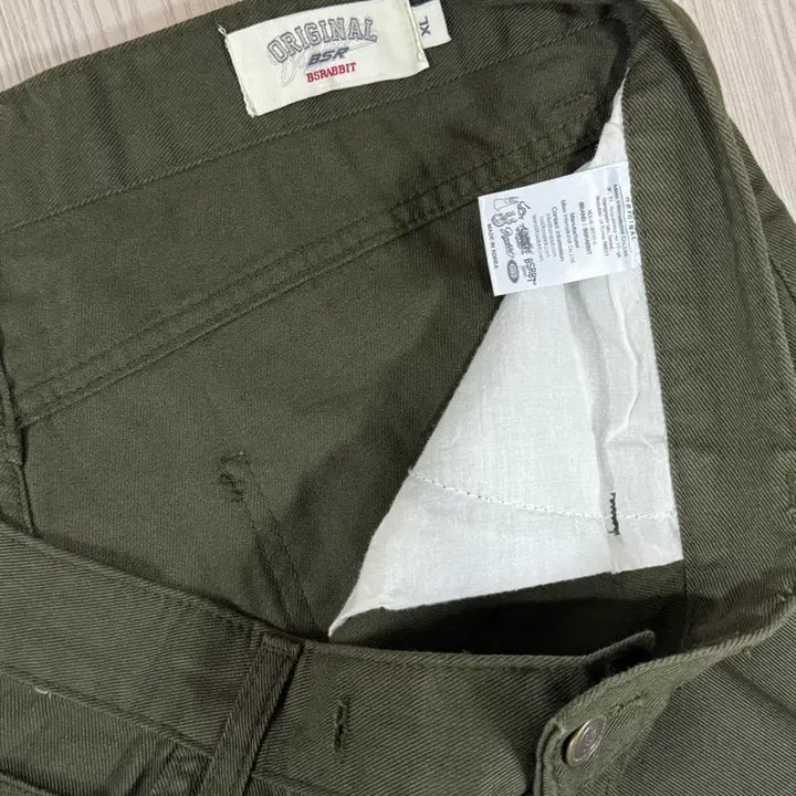 [BUNJANG] BS Rabbit Cargo Bermuda Shorts XL / bs래빗 카고 버뮤다 팬츠바지 xl 상태 s급 카키컬러